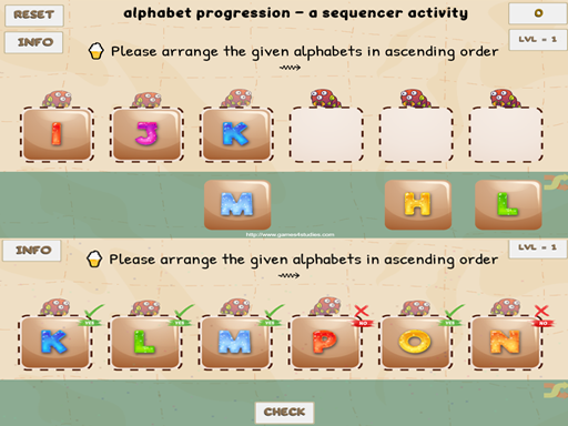 Alphabet Progression Sequencer