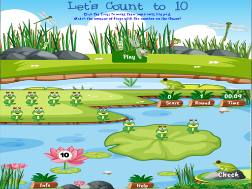 Frog Croaking 1-10 Counting!