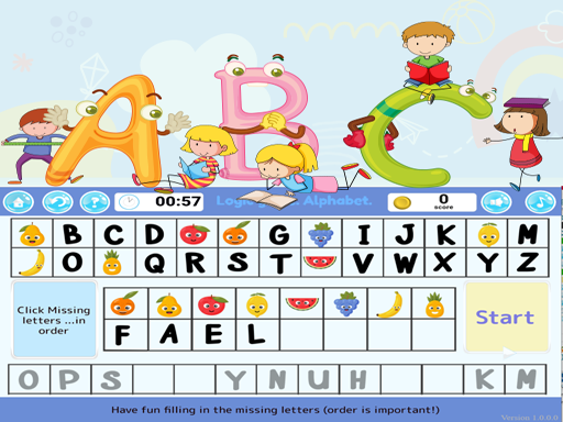  Logic Game.Alphabets